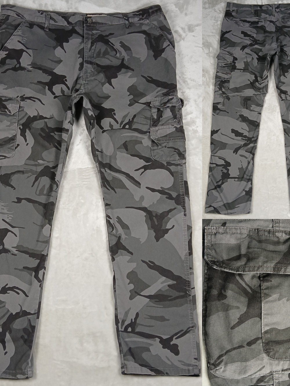 Wrangler Camo Cargo Pants 40x32 Men's